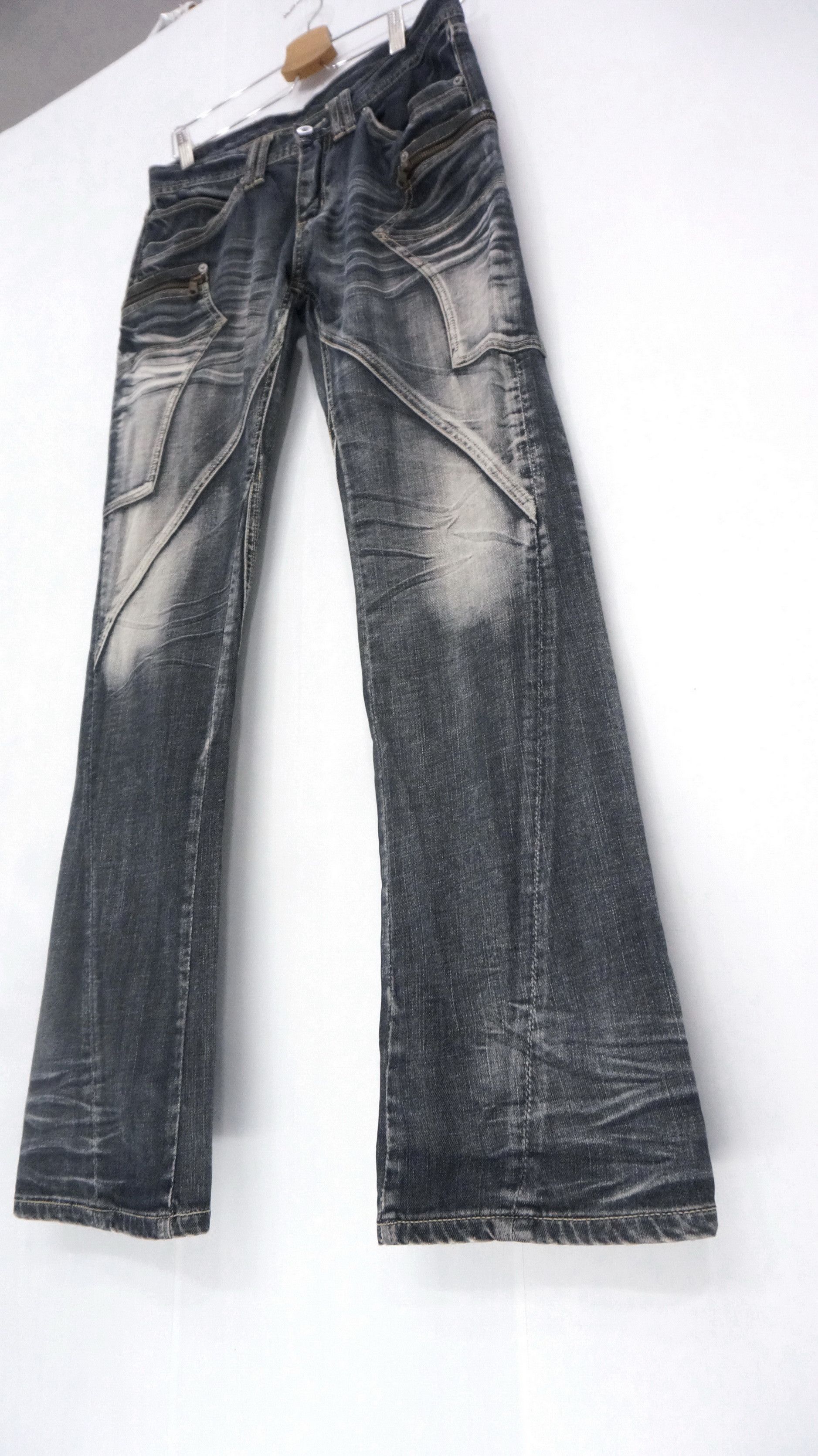 Japanese Brand Michel Klein Homme Paris Black Vintage Jeans Size US 30 / EU 46 - 2 Thumbnail