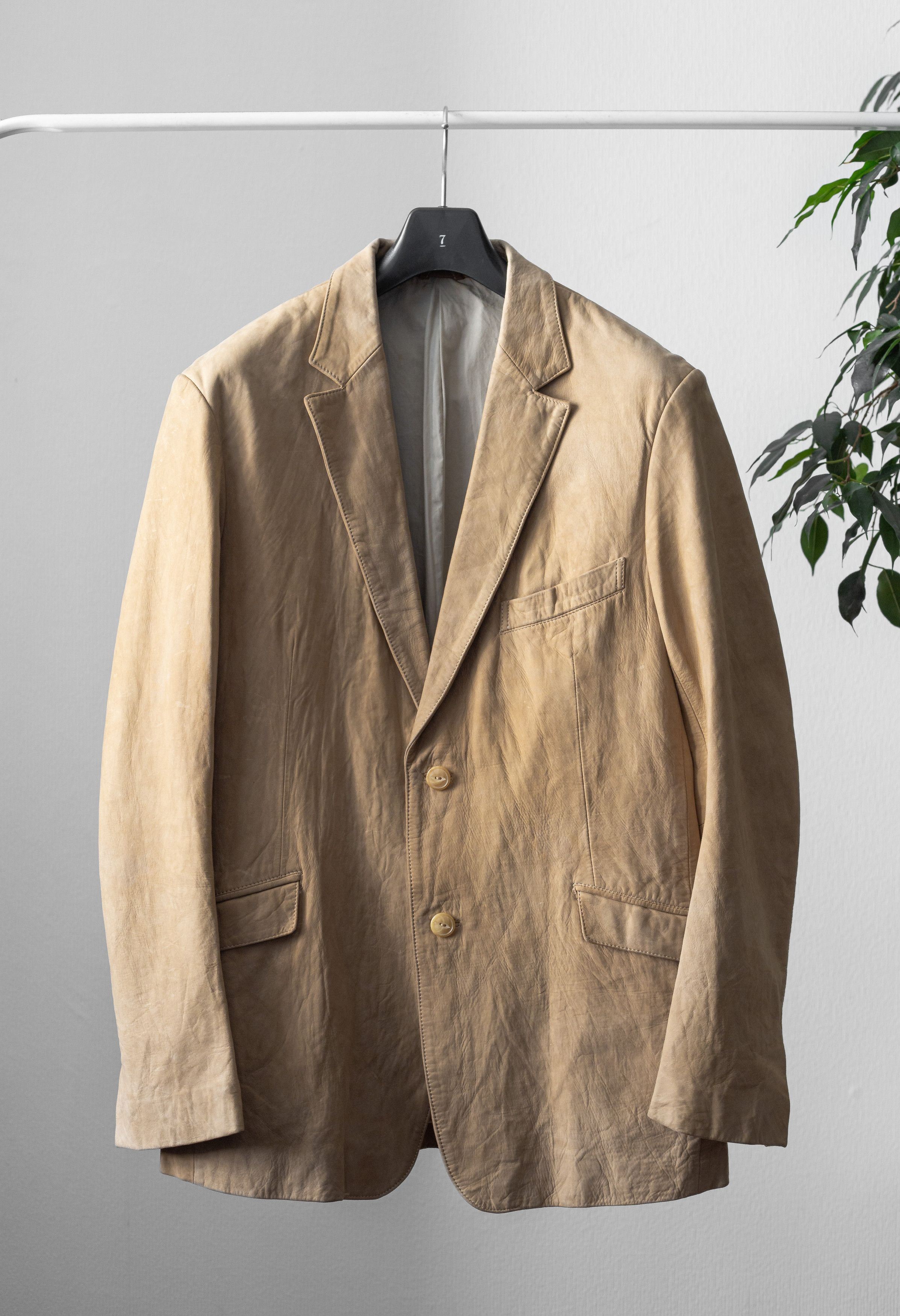 Kazuyuki Kumagai Attachment leather blazer Size US M / EU 48-50 / 2 - 1 Thumbnail