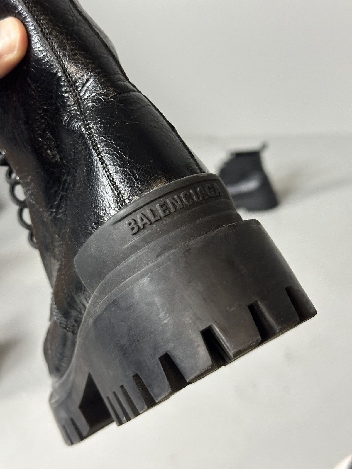 Balenciaga Balenciaga Strike Boot Ankle (wrinkled) Size US 9 / EU 42 - 11 Thumbnail