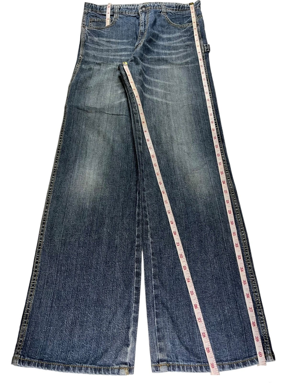 Japanese Brand SALES🔥Vintage Japanese Faded Wash Carpenter Loose Jeans Size US 30 / EU 46 - 12 Thumbnail