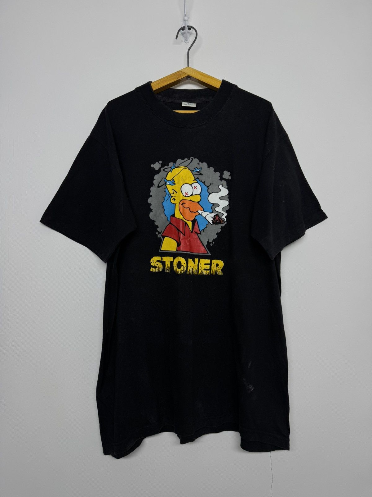The Simpsons Vintage 90s Stoner Homer Simpsons The Simpsons Blunt Tee Size US XL / EU 56 / 4 - 3 Thumbnail