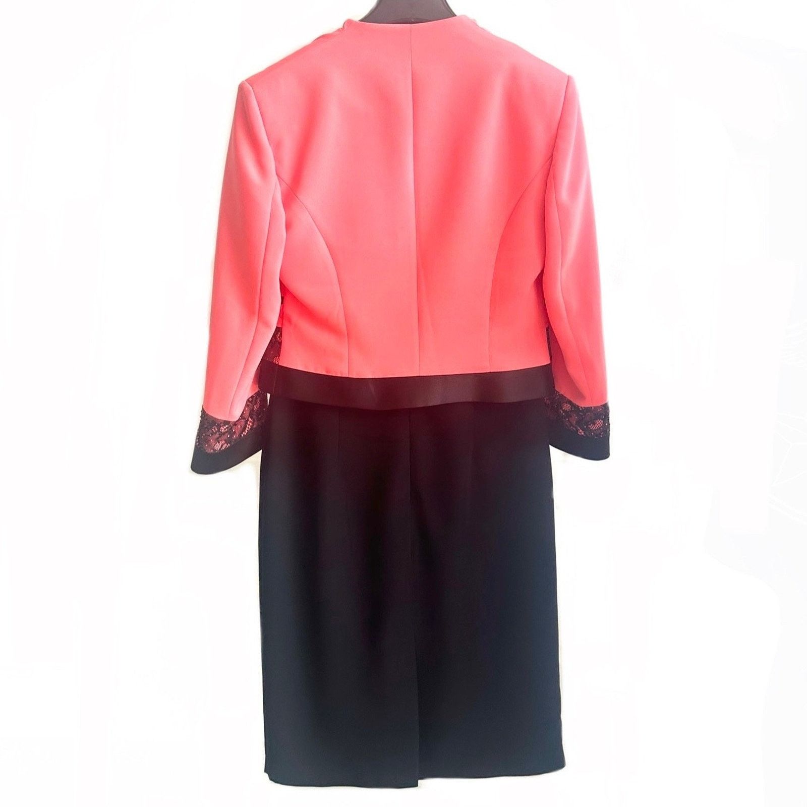 Romeo Gigli Romeo Gigli y2k salmon black ceremonial 2 pcs suit dress Size M / US 6-8 / IT 42-44 - 2 Thumbnail