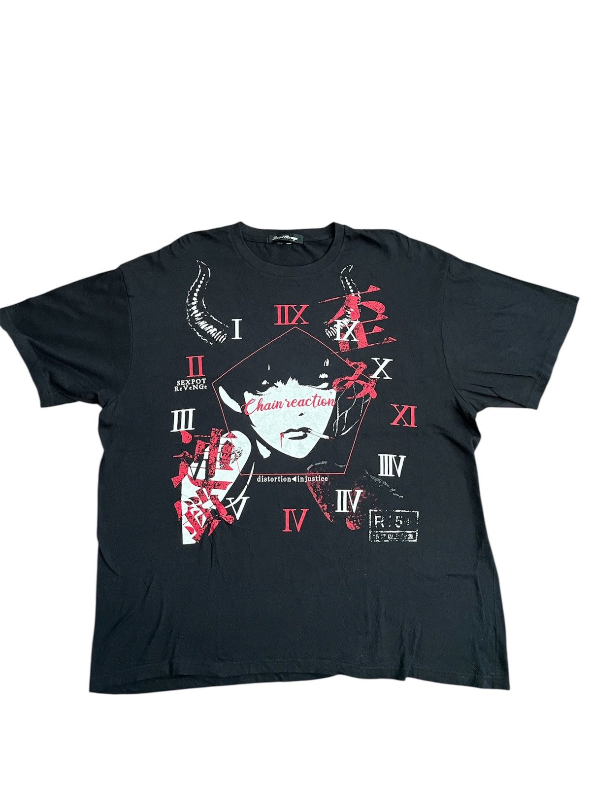 Hysteric Glamour 💥Japanese PUNK Sex Pot Revenge Seditionaries Style Size US XXL / EU 58 / 5 - 1 Thumbnail