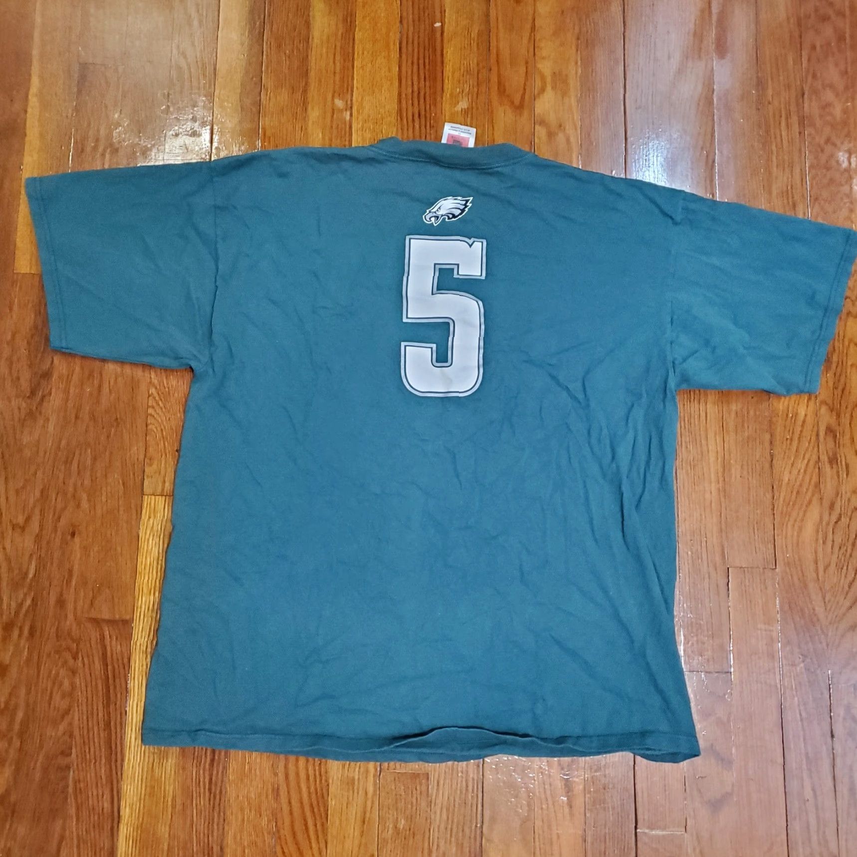 NFL VINTAGE NFL Donovan Mcnabb Eagles Shirt 2XL Green Shirt T-Shirt Men Short Sleeve Crew Neck Graphic Print All Seasons Eagles 90s Size US XXL / EU 58 / 5 - 6 Thumbnail