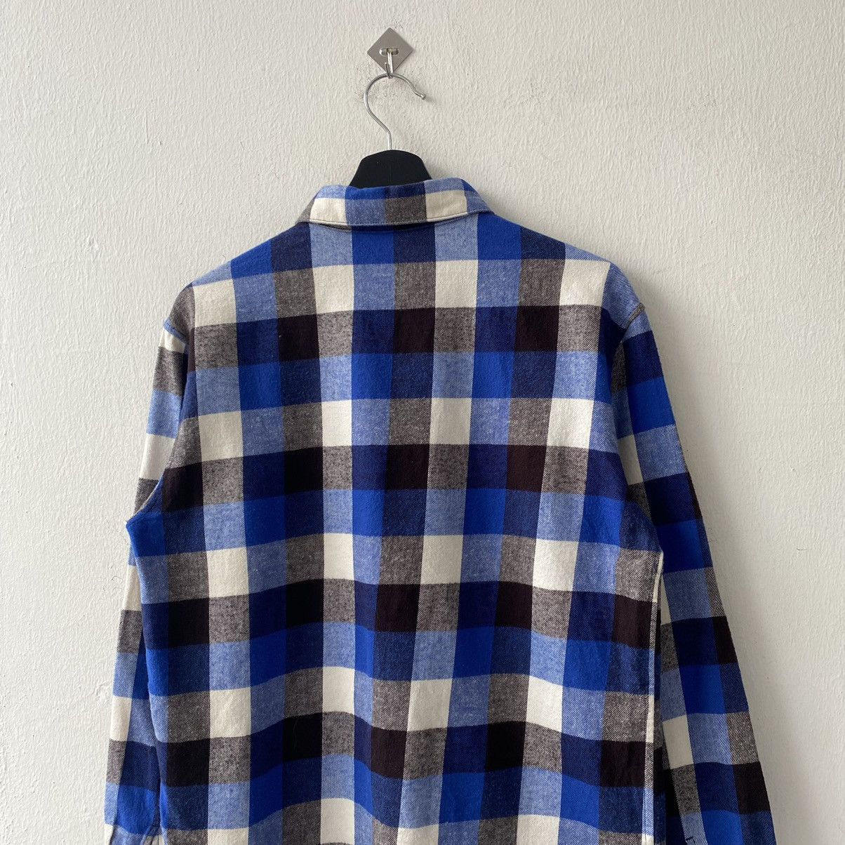 Issey Miyake × Japanese Brand × Ne-Net Ne-net by Issey Miyake Flannel Shirts Size US M / EU 48-50 / 2 - 8 Thumbnail