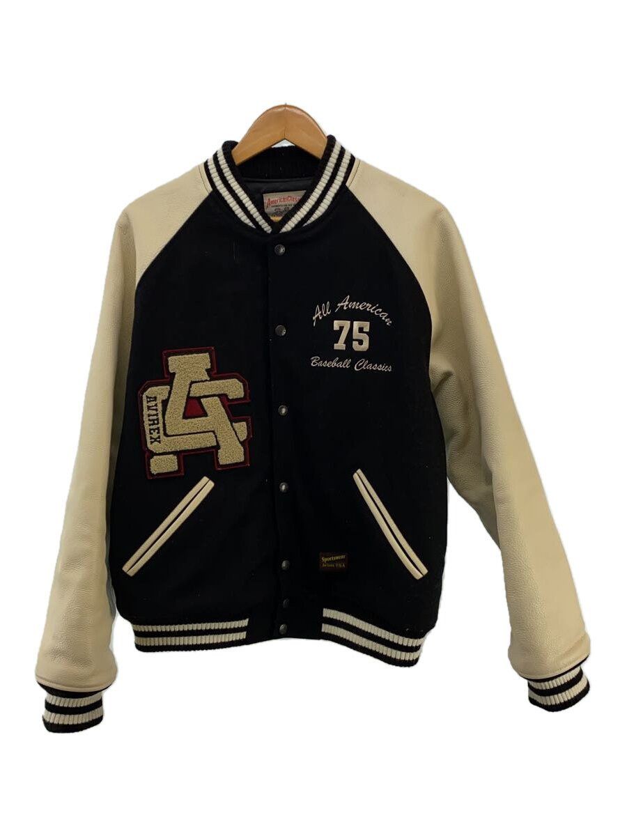 Avirex 2Tone Varsity Jkt All Stars Wool Stadium Jkt Black