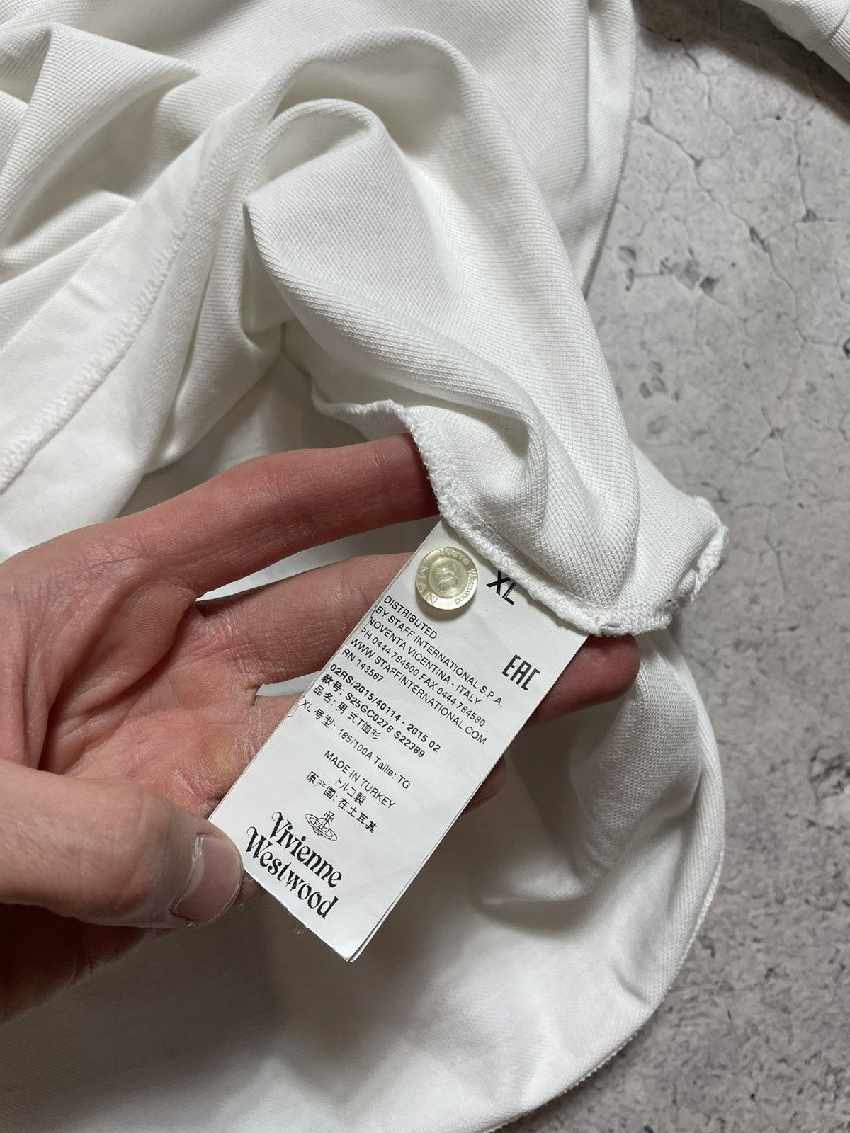 Vivienne Westwood Vintage Vivienne Westwood Luxury Polo T-Shirt White Y2K Size US XL / EU 56 / 4 - 9 Thumbnail