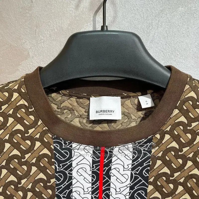 Burberry Burberry Brown Cotton Men's T. Size US S / EU 44-46 / 1 - 2 Thumbnail
