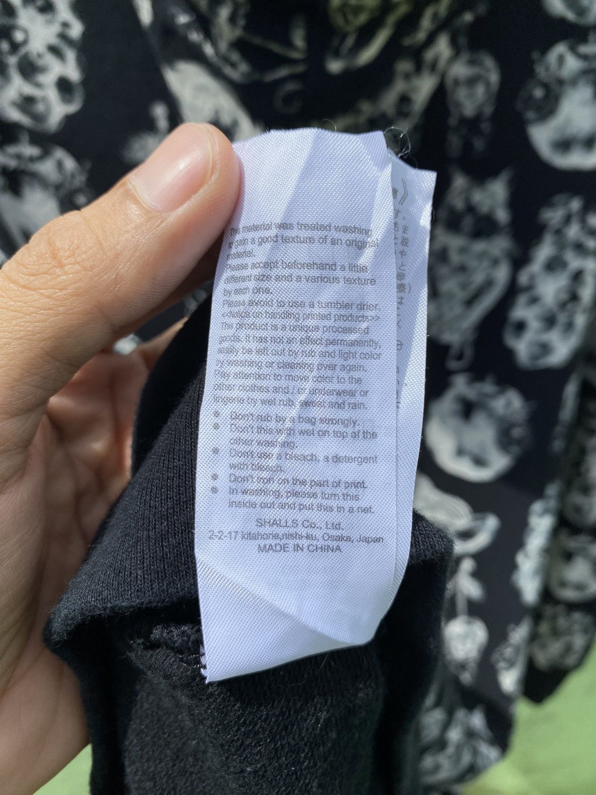 Japanese Brand Scolar AOP Animal Fruit Hoodie Black Zip Up Unique Pattern Size ONE SIZE - 17 Thumbnail