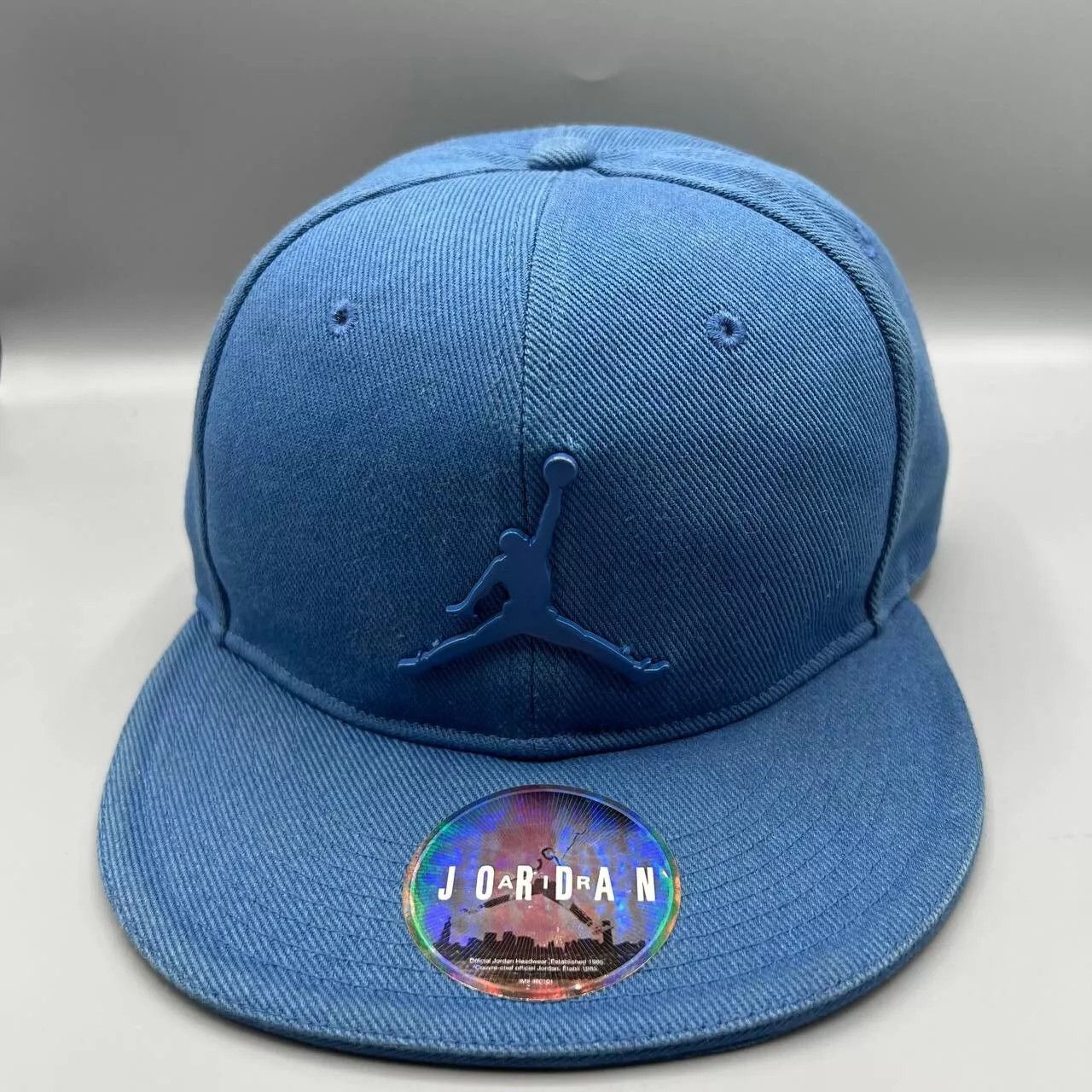 Air Jordan Hat Men Blue Jumpman Fitted Cap