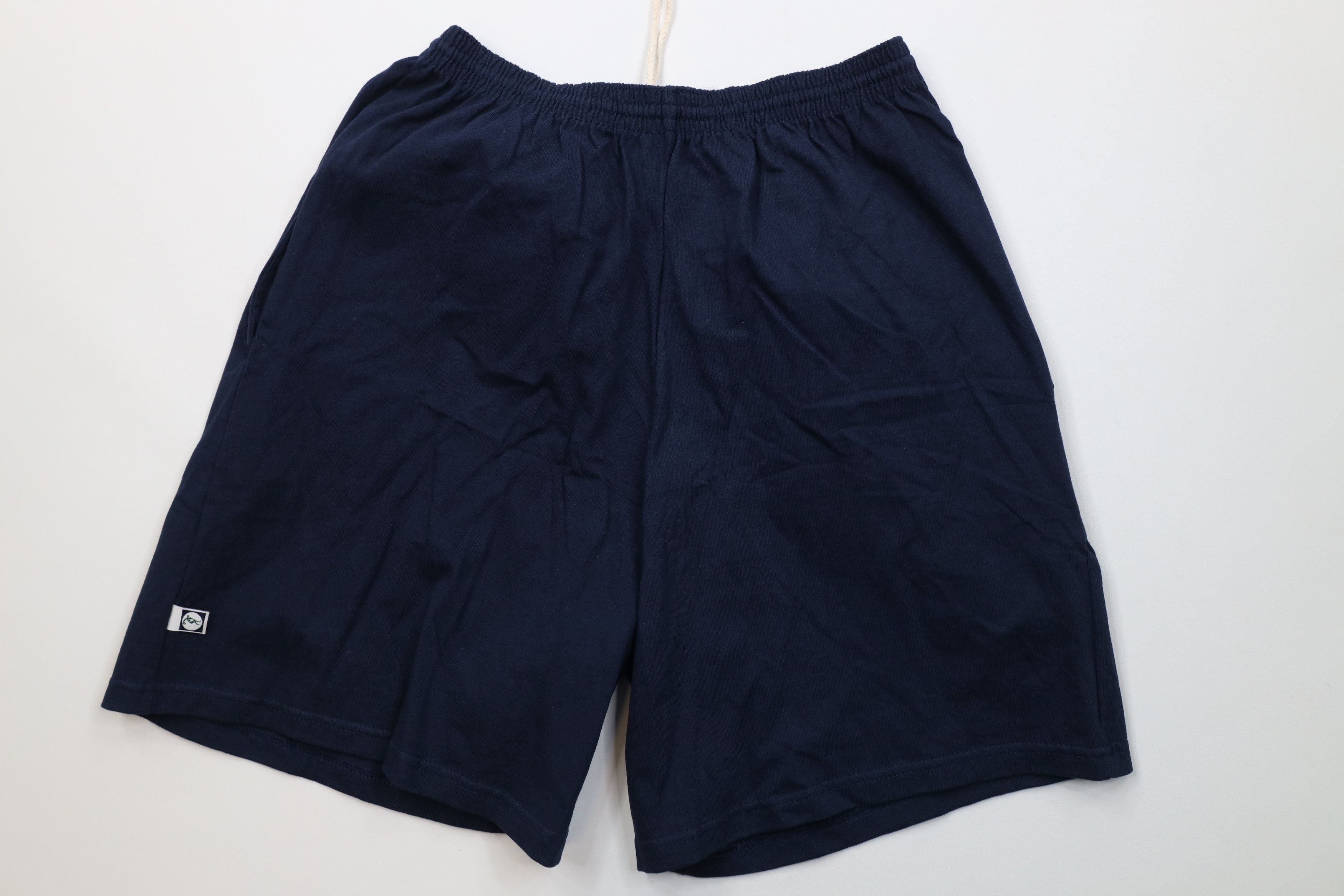 Vintage Vintage 90s Streetwear Above Knee Shorts Navy Blue Cotton Size US 32 / EU 48 - 7 Thumbnail