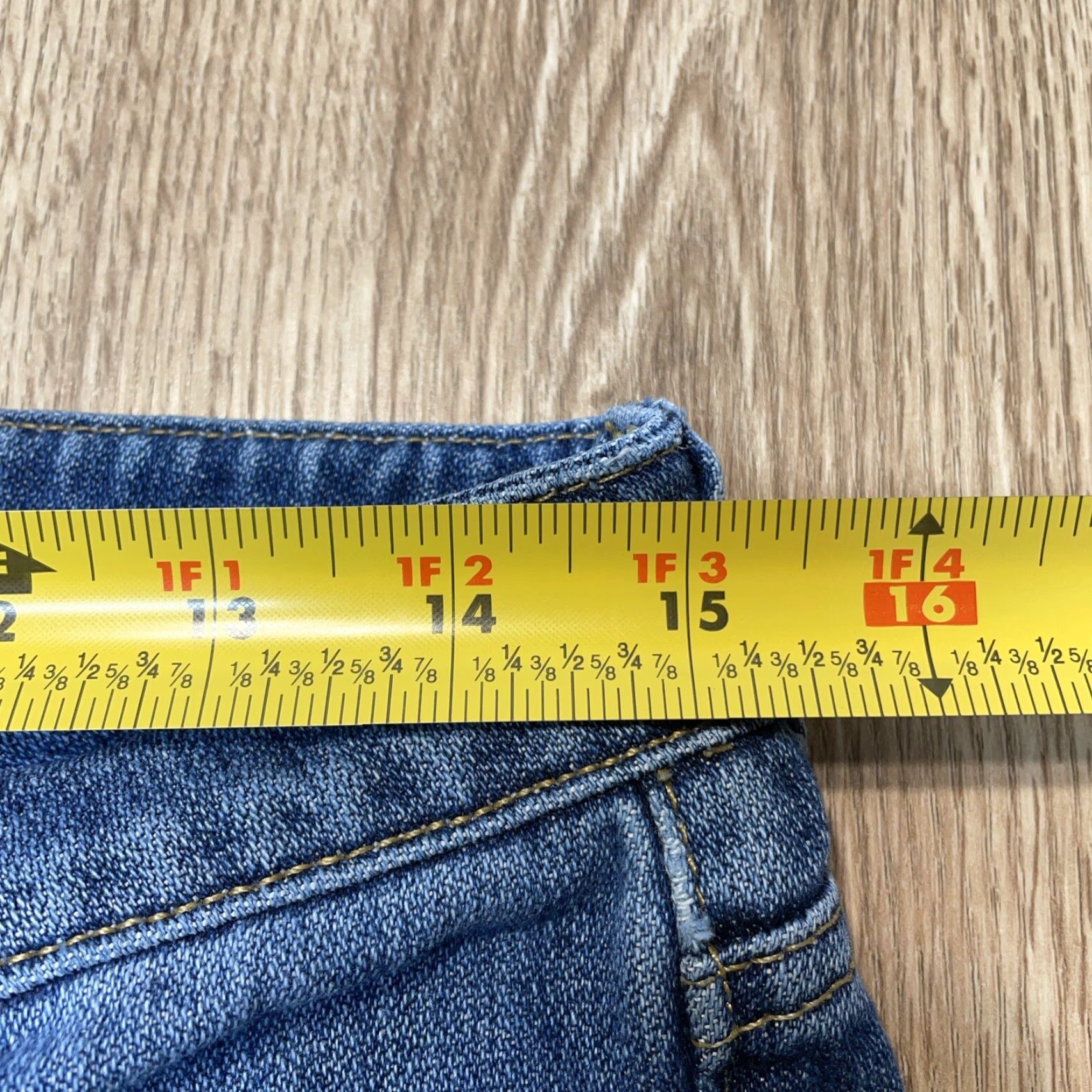 Vintage NEW YORK & COMPANY Distressed Denim Boyfriend Jeans Women Size 0 Low Rise Straight Leg Blue Size 25" / US 0 / IT 36 - 4 Thumbnail