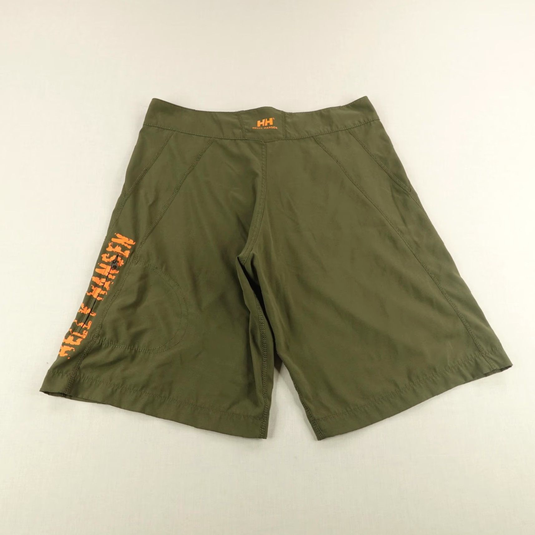 Helly Hansen Helly Hansen Board Shorts Mens 38 Green Orange Bathing Suit Swim Trunks Surfing Beach Outdoor Mens 38 Green Orange Board Shorts Size US 38 / EU 54 - 4 Thumbnail