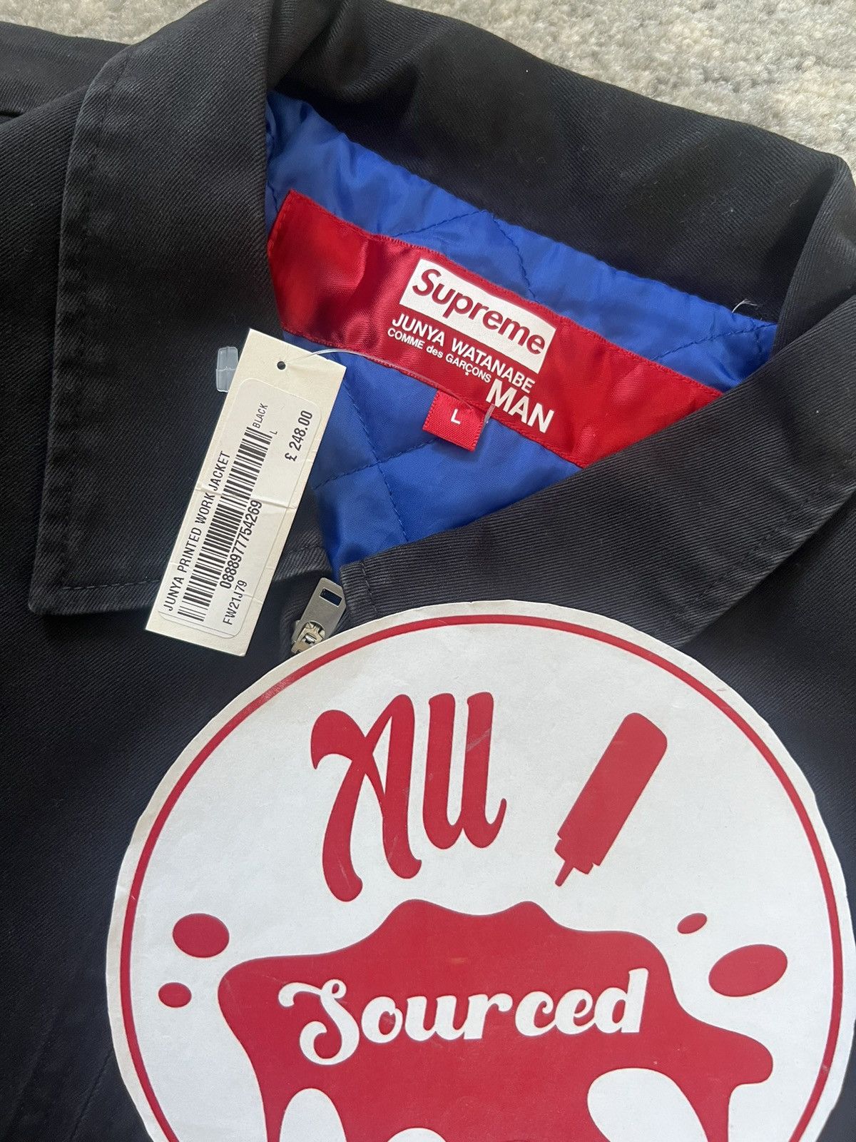 Junya Watanabe × Supreme Supreme x Junya Watanabe Printed Work Jacket Size US L / EU 52-54 / 3 - 4 Thumbnail