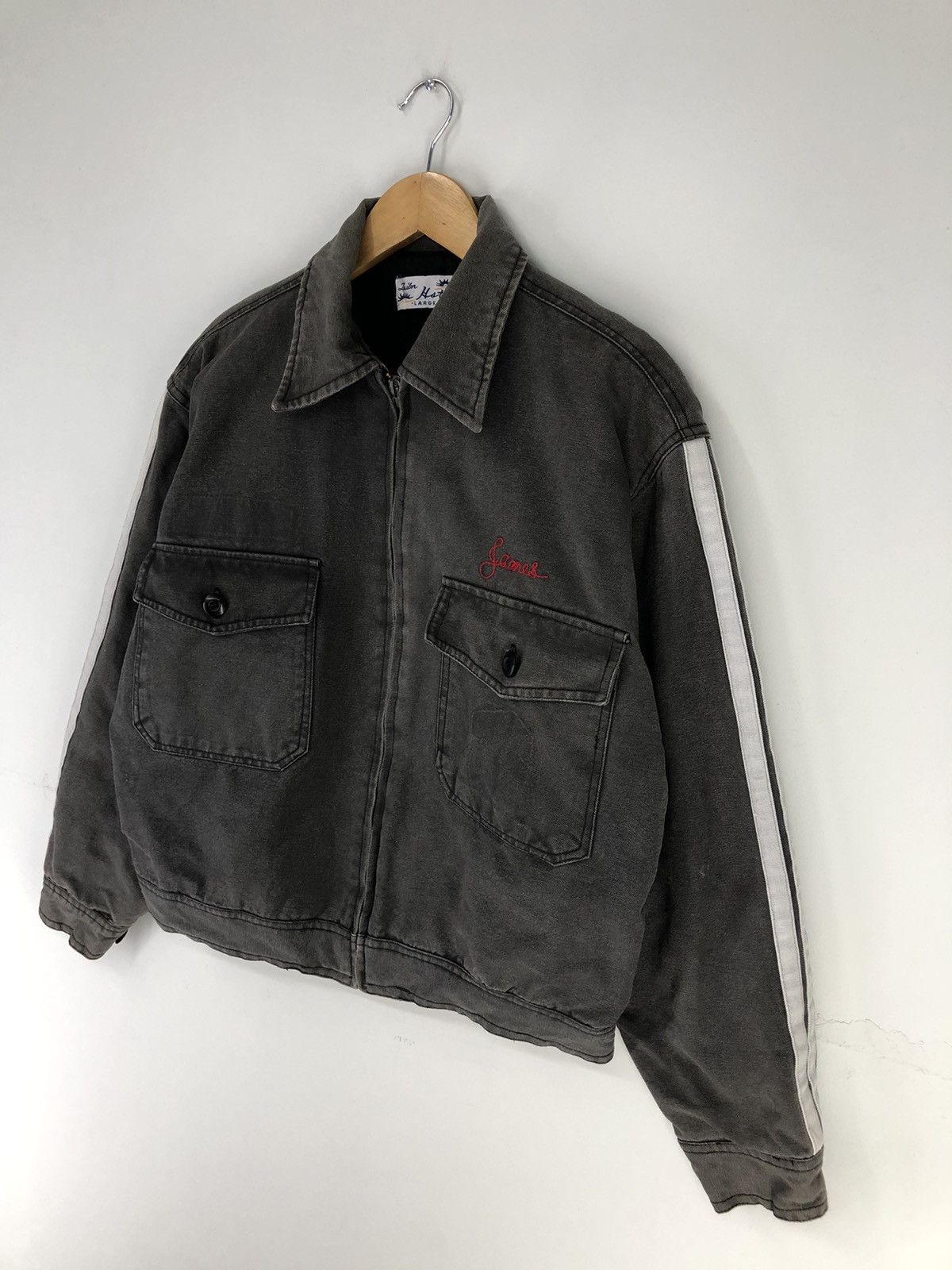 Japanese Brand Vintage Japanese Brand Tailor Hot Duck Canvas Faded Jacket Size US L / EU 52-54 / 3 - 5 Thumbnail
