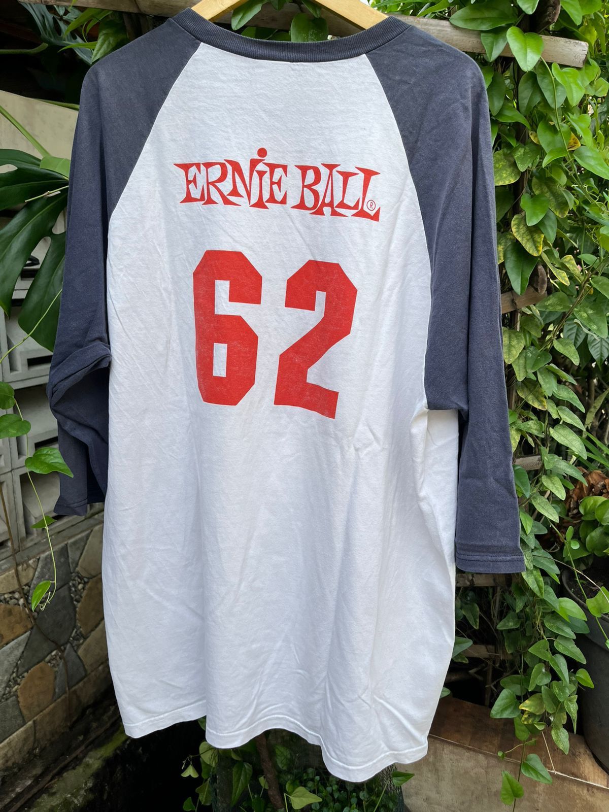 Other Y2K VTG Ernie Balls Raglan print graphic tee tshirt Size US XL / EU 56 / 4 - 2 Thumbnail