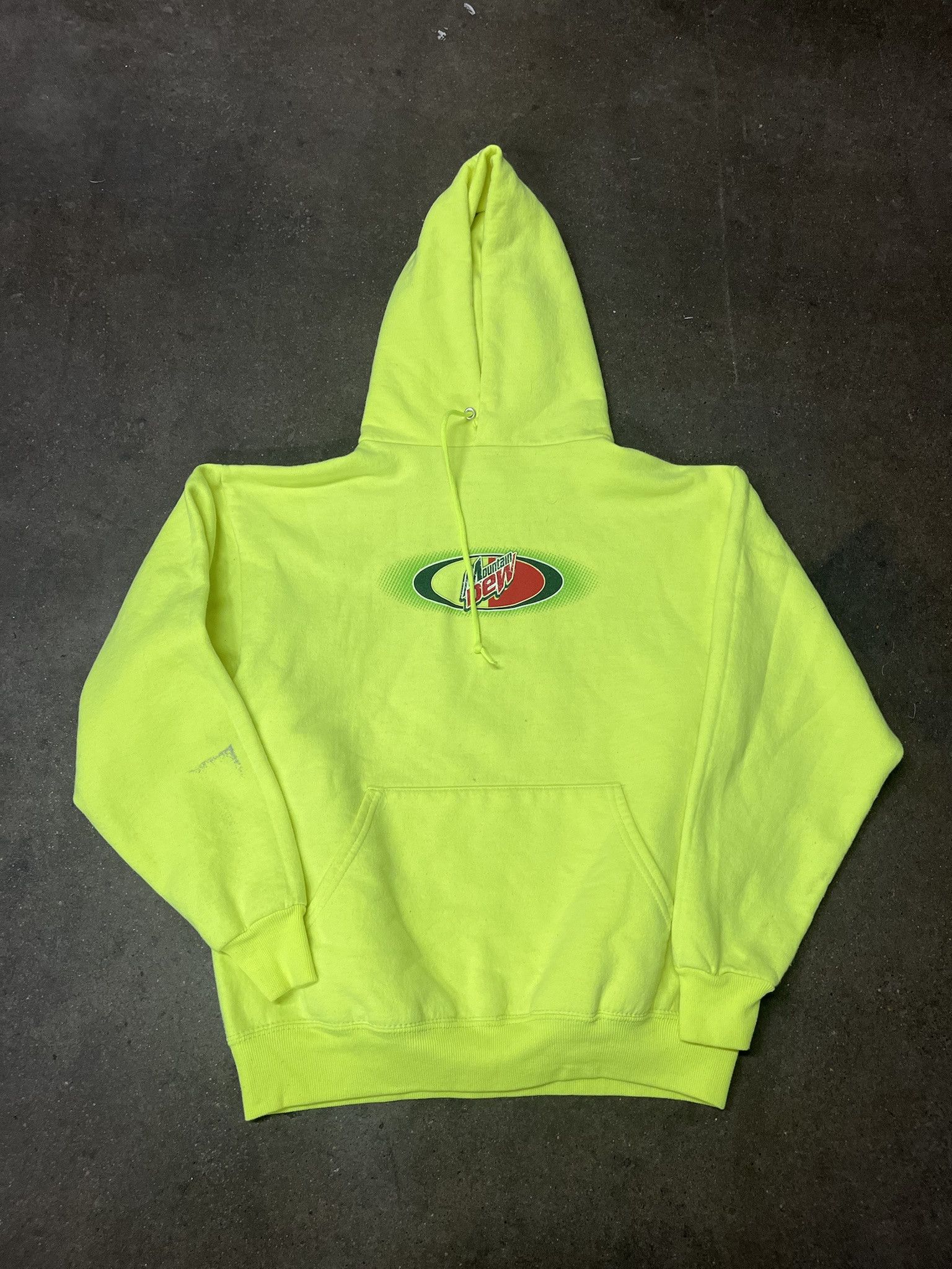 Affliction × JNCO × Vintage Vintage 2000s Y2K Mountain Dew Neon Hoodie Size M Size US M / EU 48-50 / 2 - 1 Thumbnail