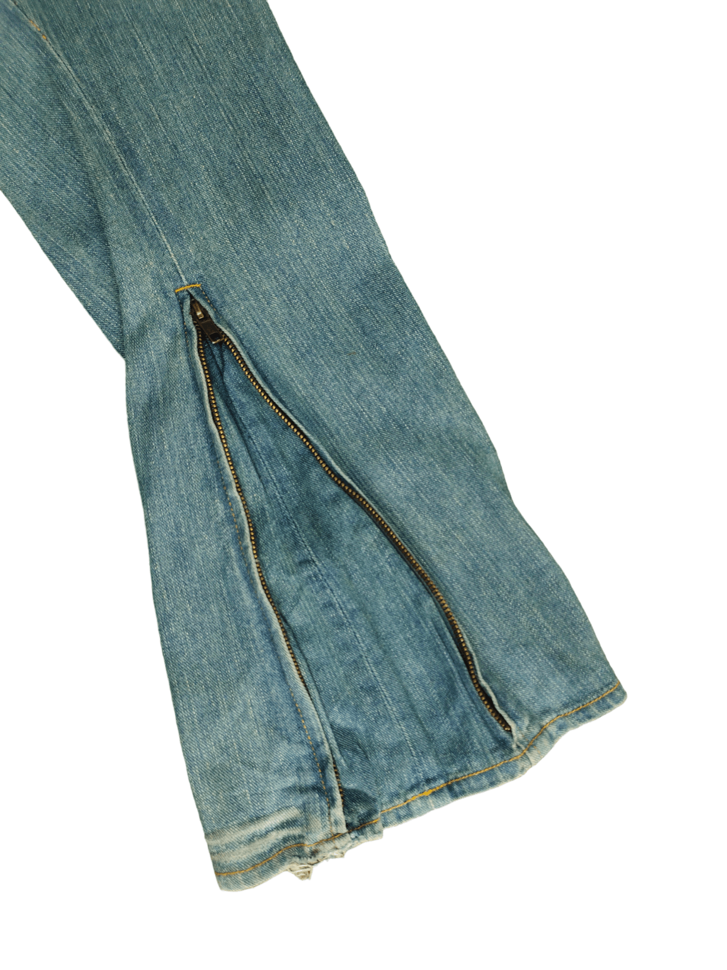 Le Grande Bleu (L.G.B.) Flare Jeans Japan Zipper Faded Boot Cut Y2k Mudmax Lgb Size US 30 / EU 46 - 19 Thumbnail