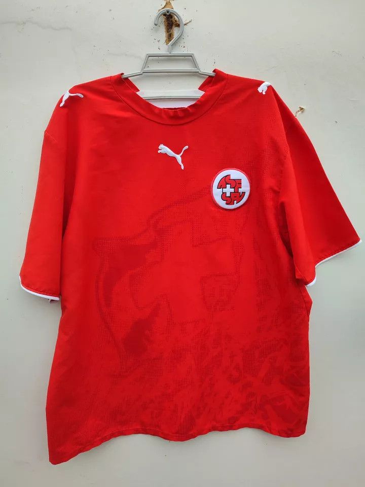 Puma Switzerland National Football Team 2006/08 Home FOOTBALL Size US L / EU 52-54 / 3 - 11 Thumbnail