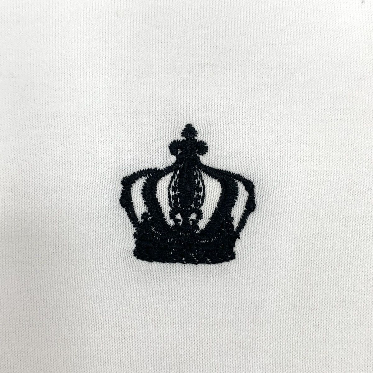 Dolce & Gabbana Dolce & Gabbana White Crown Embroidered T-shirt K26WX Size US S / EU 44-46 / 1 - 5 Thumbnail