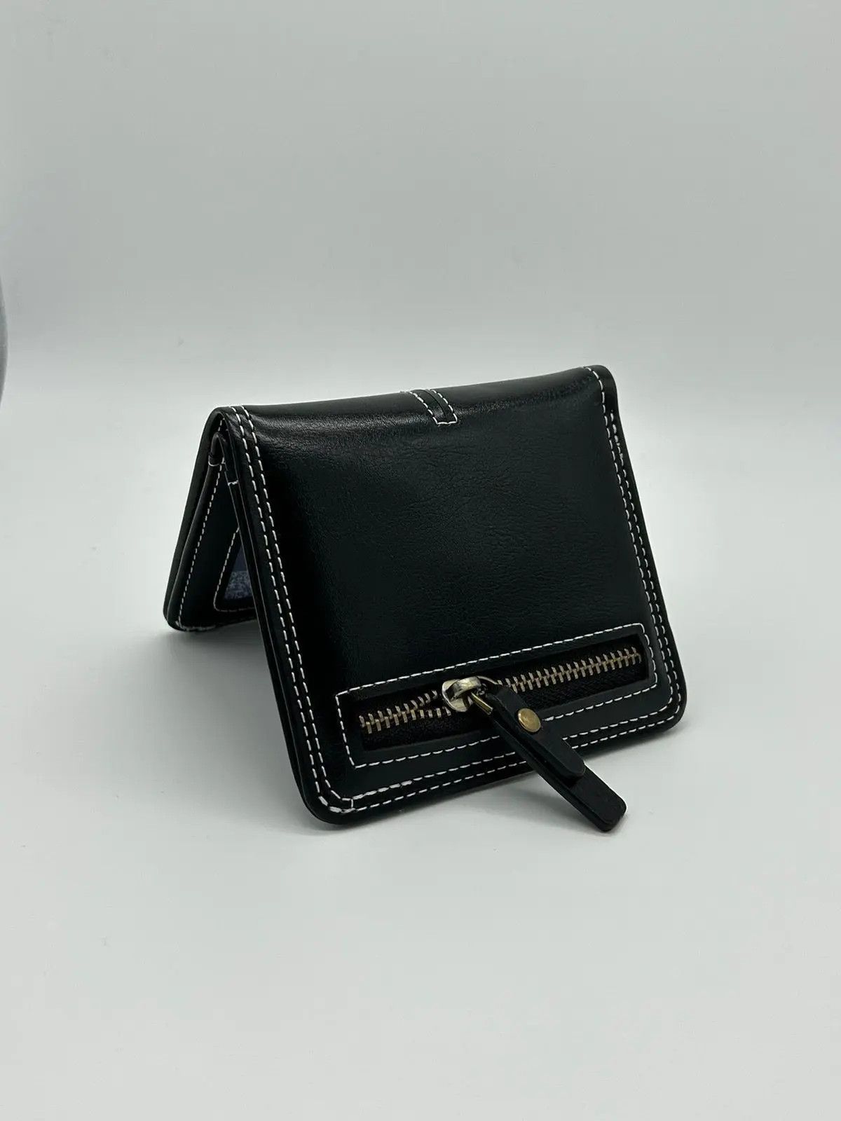 Japanese Brand × Vintage Y2K Leather Cross Wallet (black) Size ONE SIZE - 2 Thumbnail