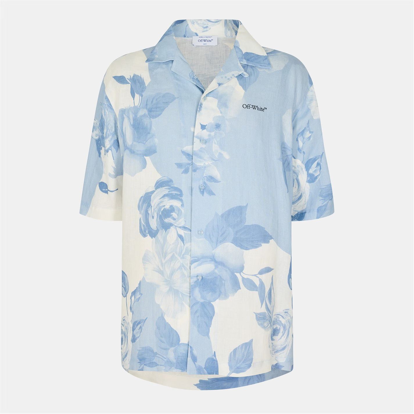 Off-White o1g2r1mq0326 Long Sleeve Shirt in Blue/White Size US M / EU 48-50 / 2 - 1 Thumbnail