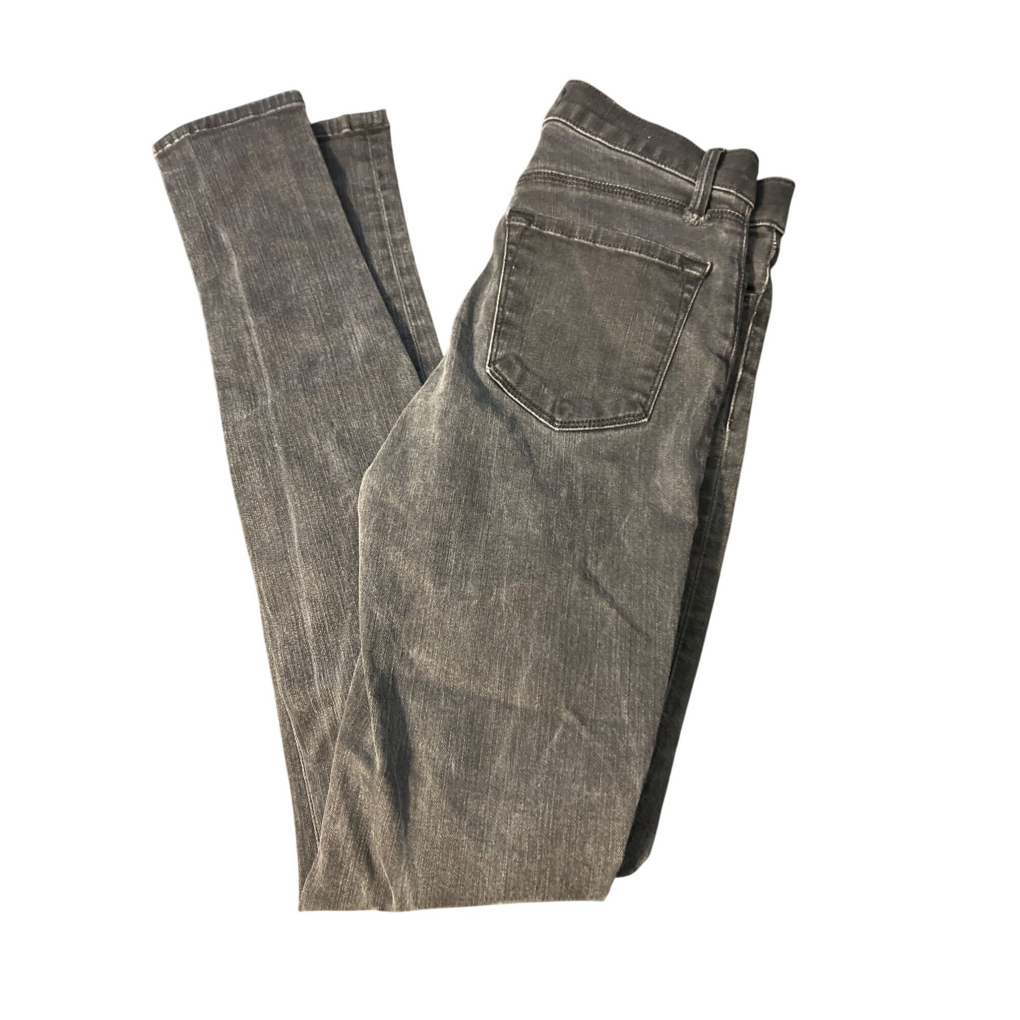 J Brand J Brand Maria Black Distressed Skinny Denim Jeans Knee Rips Size 42" / US 20 - 5 Thumbnail
