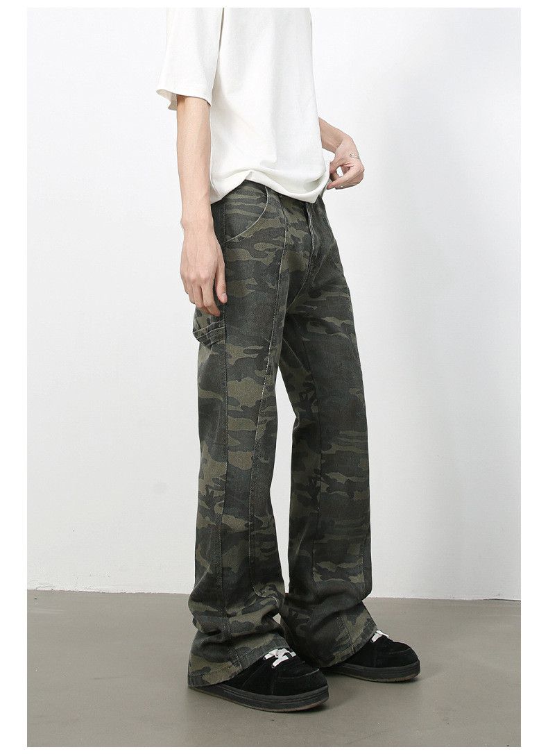 Japanese Brand Retro street hip-hop camouflage flared jeans y2k Size US 32 / EU 48 - 5 Thumbnail