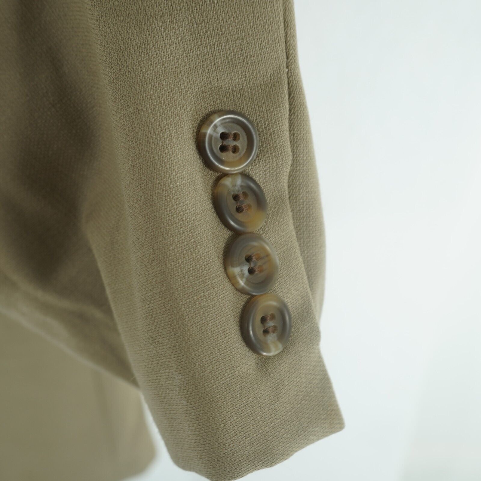 Ralph Lauren Chaps Ralph Lauren Wool Tan 2 Button Blazer 40R Suit Jacket Size 40R - 3 Thumbnail