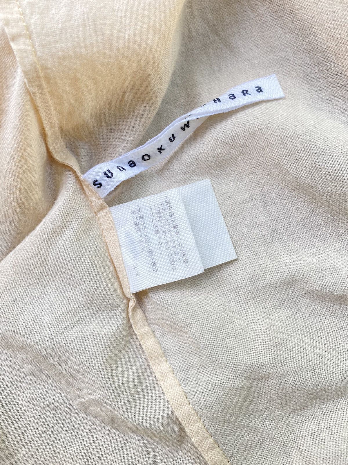 Sunao Kuwahara Sunao Kuwahara diamond patchwork blouse Size ONE SIZE - 10 Thumbnail