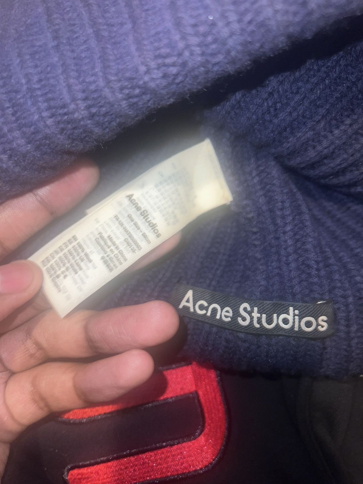 Acne Studios Acne Studios Pansy Face Beanie Size ONE SIZE - 3 Thumbnail