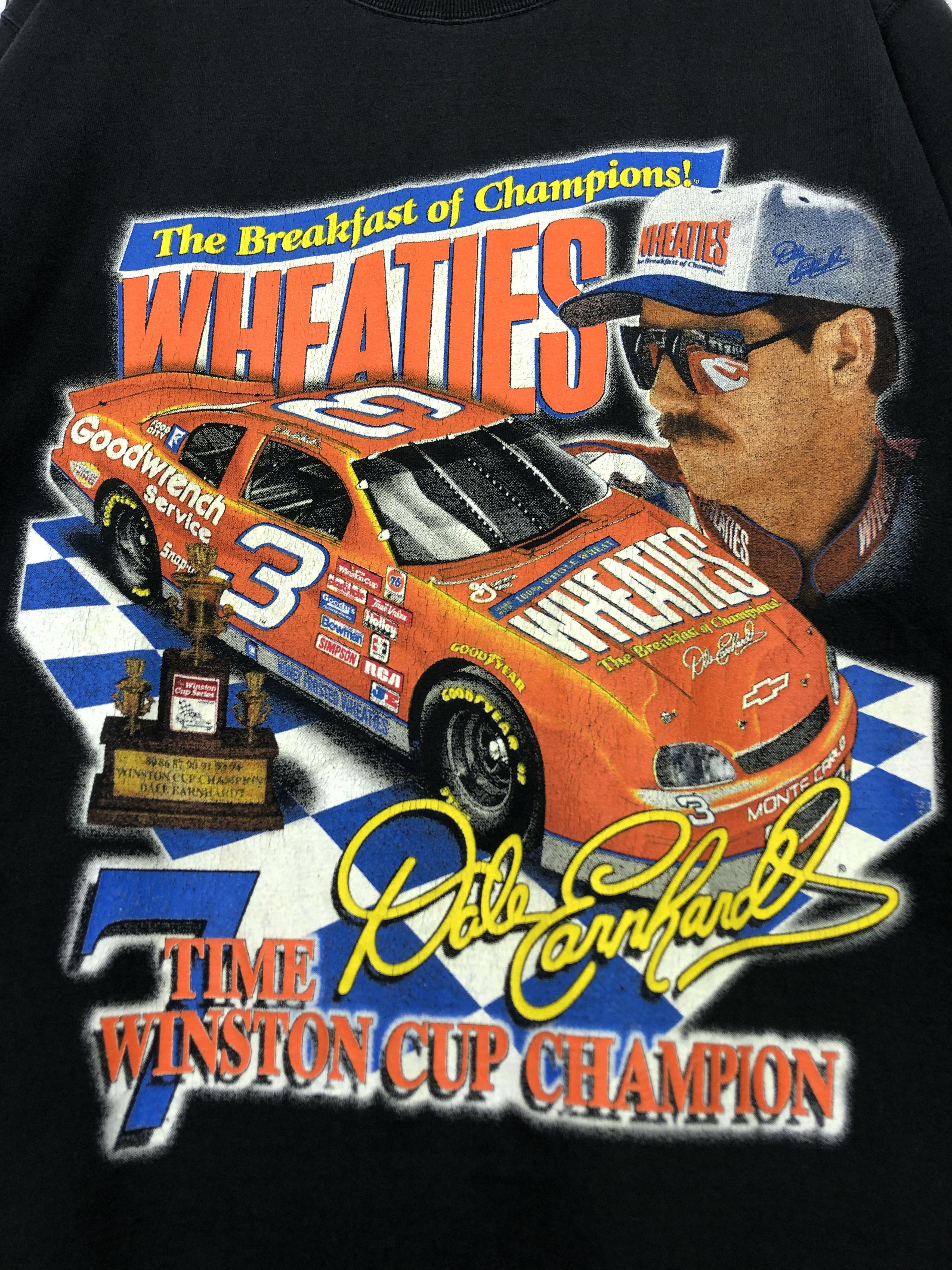 NASCAR × Vintage Vintage 90's Dale Earnhardt Shirt Nascar Racing Jersey Tee Size US XL / EU 56 / 4 - 5 Thumbnail