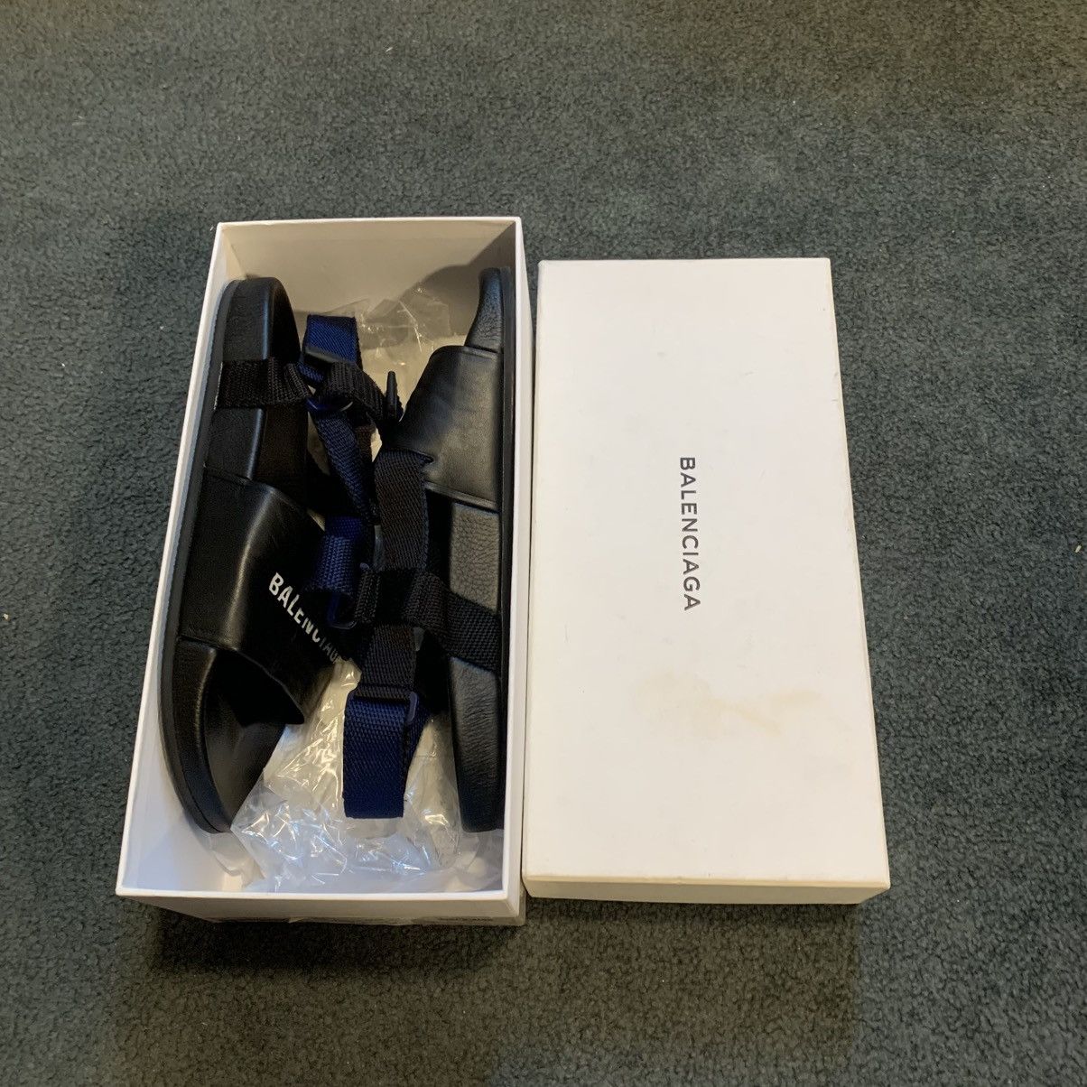 Balenciaga BALENCIAGA BAL M STRAP SANDALS Size US 9 / EU 42 - 1 Thumbnail