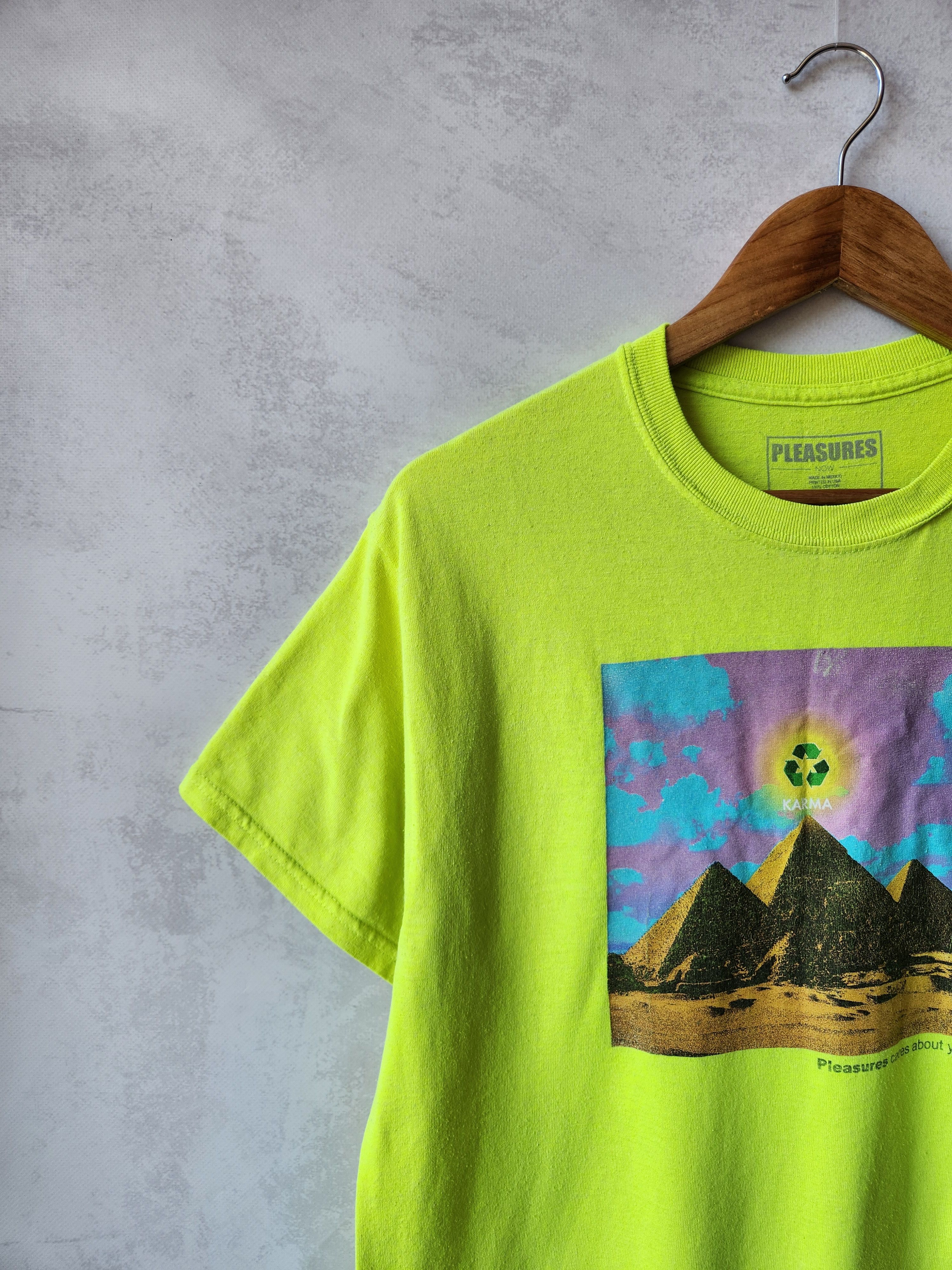 Pleasures Pleasures Karma t-Shirt neon yellow size M Size US M / EU 48-50 / 2 - 2 Thumbnail