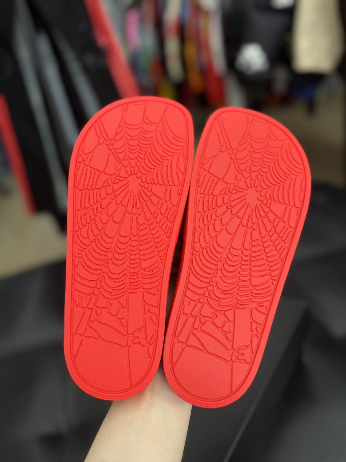 Sp5der Sp5der Red Slip On Slides Size (6) Brand New Size US 6 / EU 39 - 7 Thumbnail