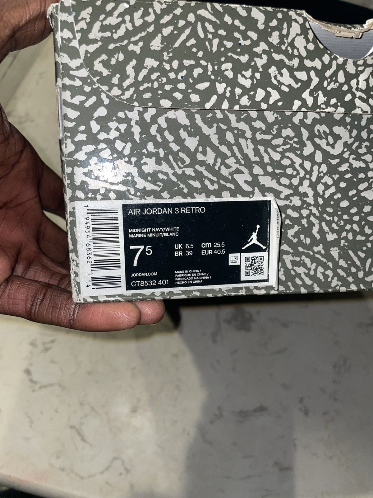 Jordan Brand Jordan 3’s Georgetown Size US 7.5 / EU 40-41 - 8 Thumbnail