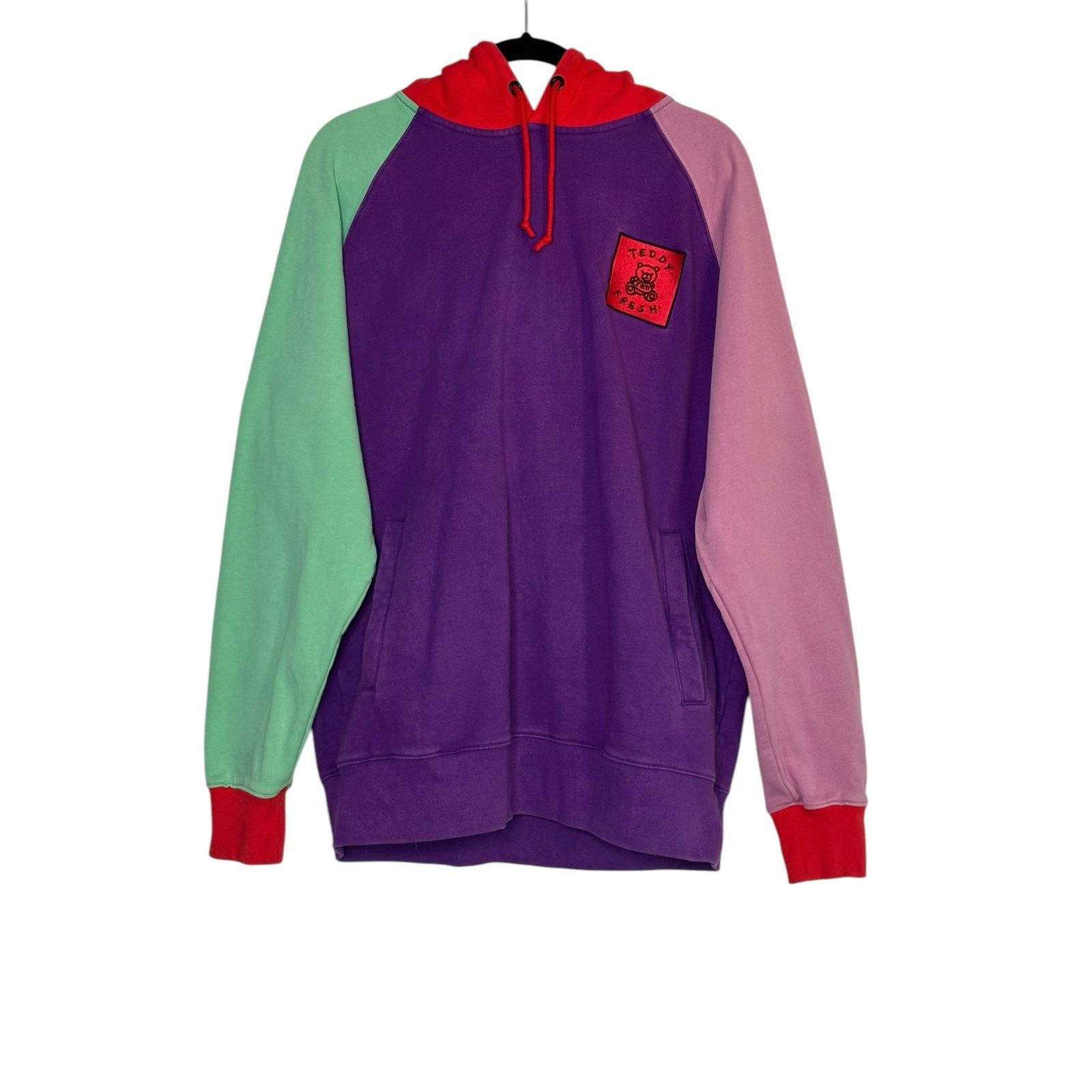 Teddy Fresh Teddy Fresh Colorful Colorblock Hoodie Sweatshirt size Large Size US L / EU 52-54 / 3 - 6 Thumbnail