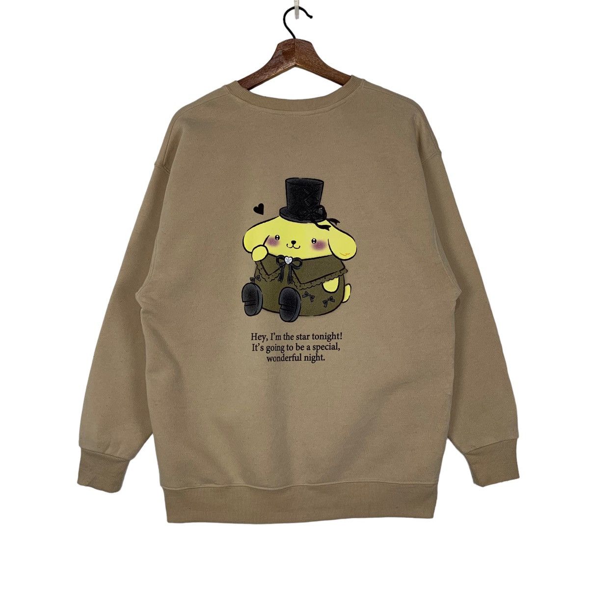 Anime × Japanese Brand Vintage Sanrio Animated Pompompurin Sweatshirt Big Logo Size US M / EU 48-50 / 2 - 1 Thumbnail