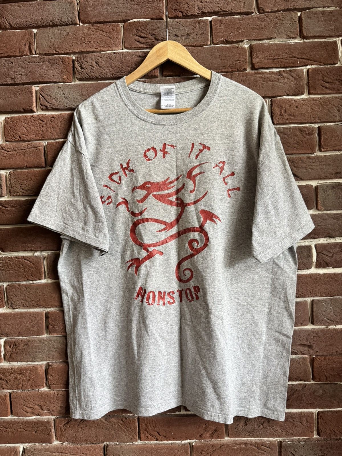 Band Tees × Vintage 00s Sick Of It All Nonstop Vintage Hardcore Punk Band Tee Size US XL / EU 56 / 4 - 1 Thumbnail
