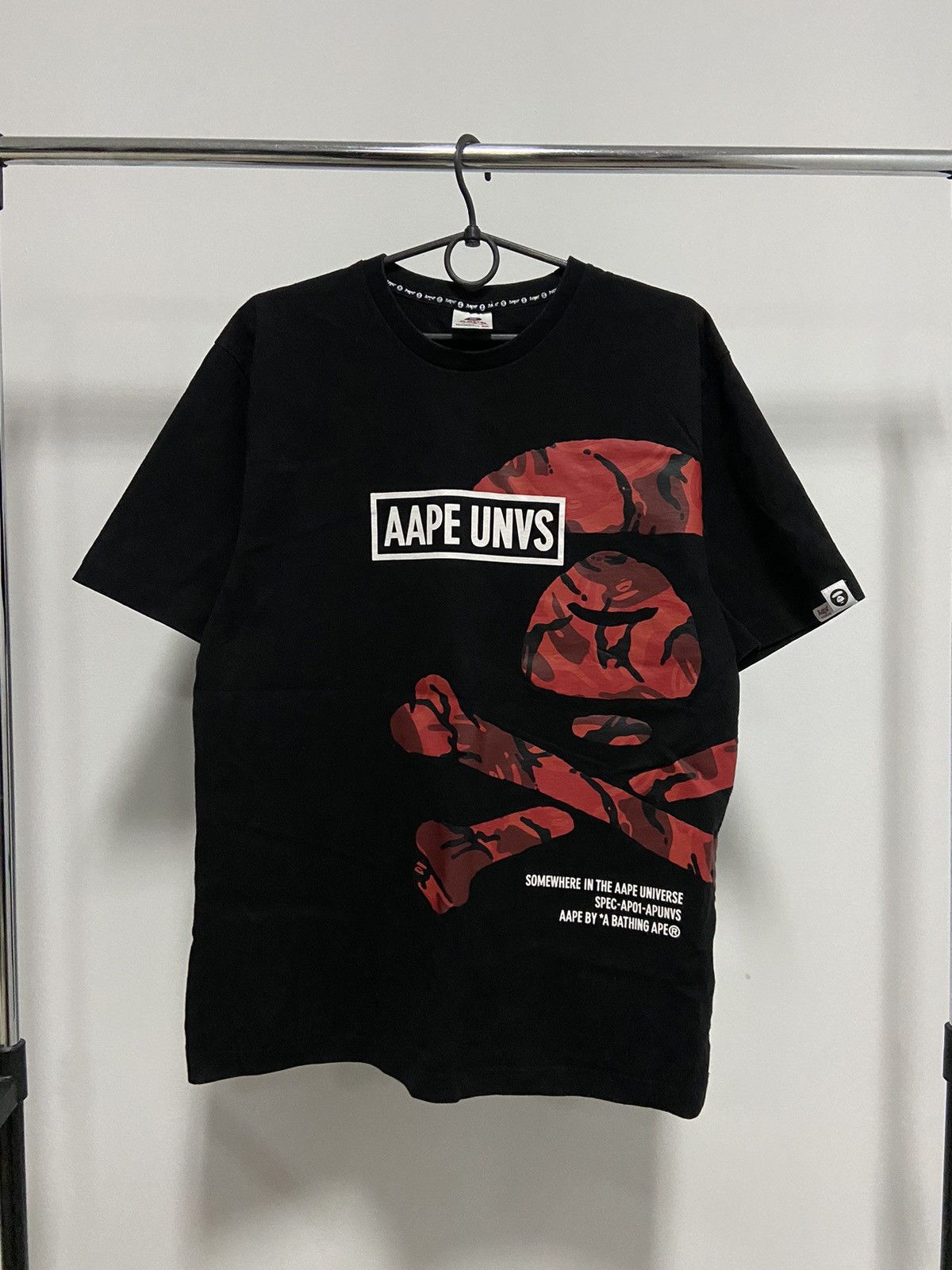 Aape × Bape Bape Aape universe big logo skull unvs vintage Size US M / EU 48-50 / 2 - 1 Thumbnail