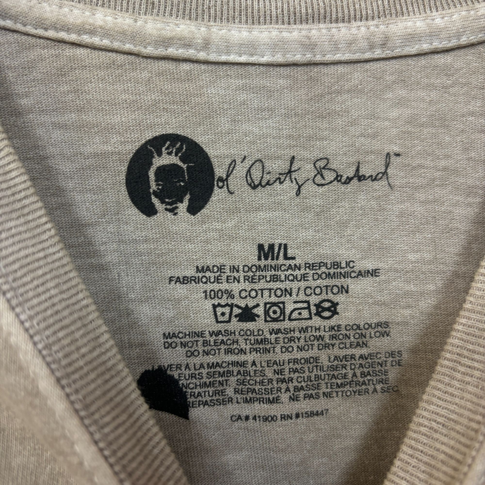 Band Tees Wutang clan Ol' Dirty Bastard Keep it Dirty rap tee size lar Size US L / EU 52-54 / 3 - 4 Thumbnail