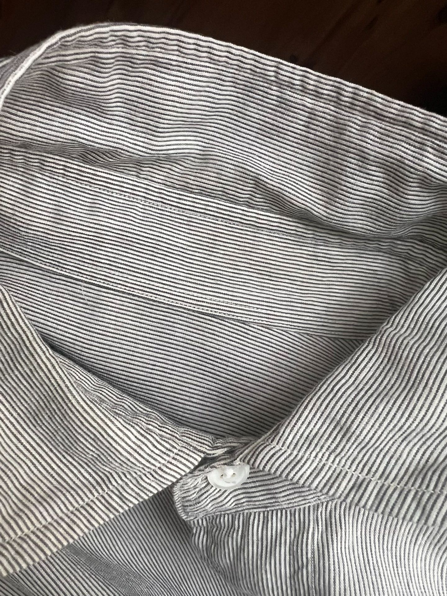 Porter Classic Porter Classic Wide Pocket Stripe Shirt Size US S / EU 44-46 / 1 - 9 Thumbnail