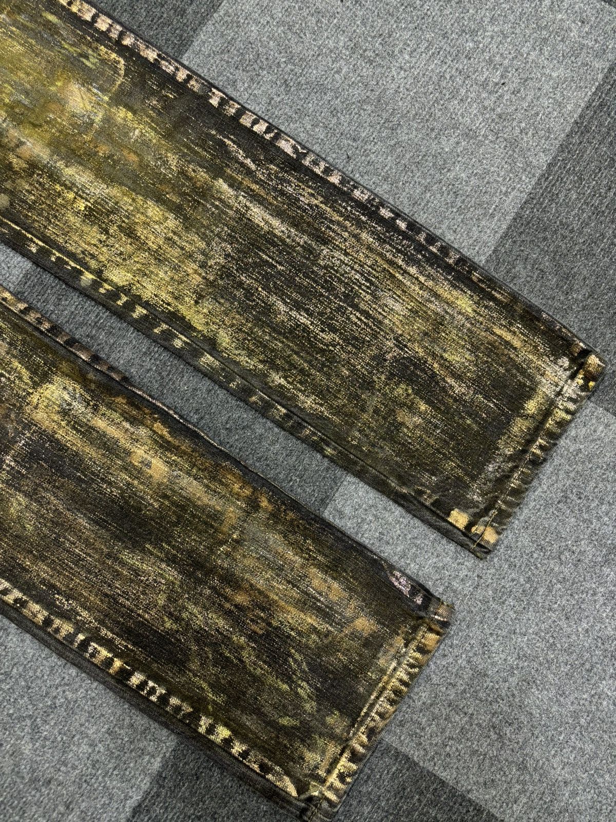 Japanese Brand 💥ONE ON GRAILED💥ARCHIVAL RARE PPFM CHAOS PAINT DENIM F457 Size US 32 / EU 48 - 11 Thumbnail