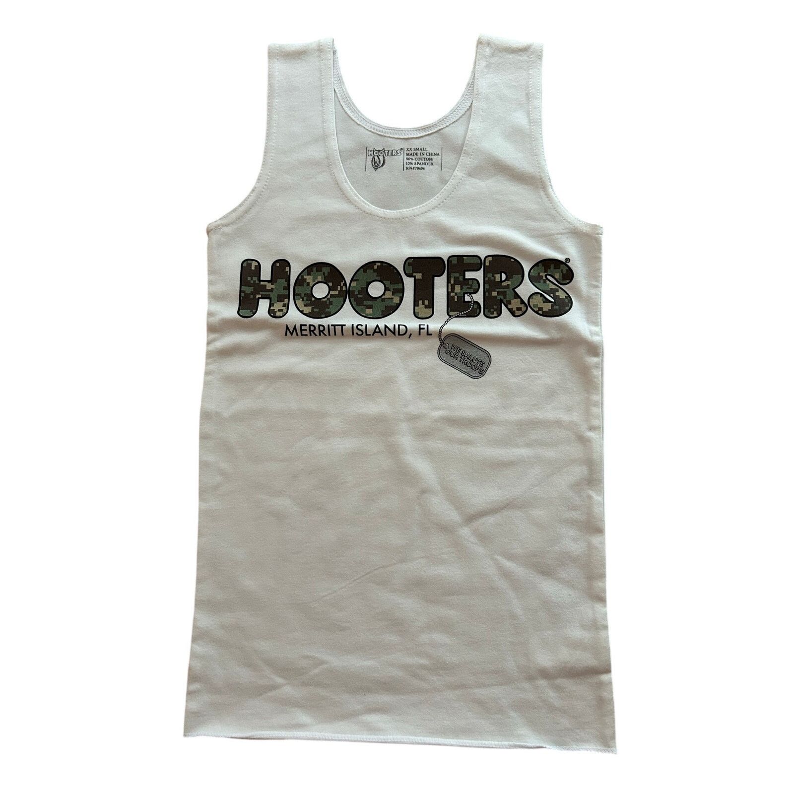 Other New Women’s Hooters Camo Uniform Tank Merritt Island Fl Xxs Size XXS / US 00 / IT 34 - 2 Thumbnail