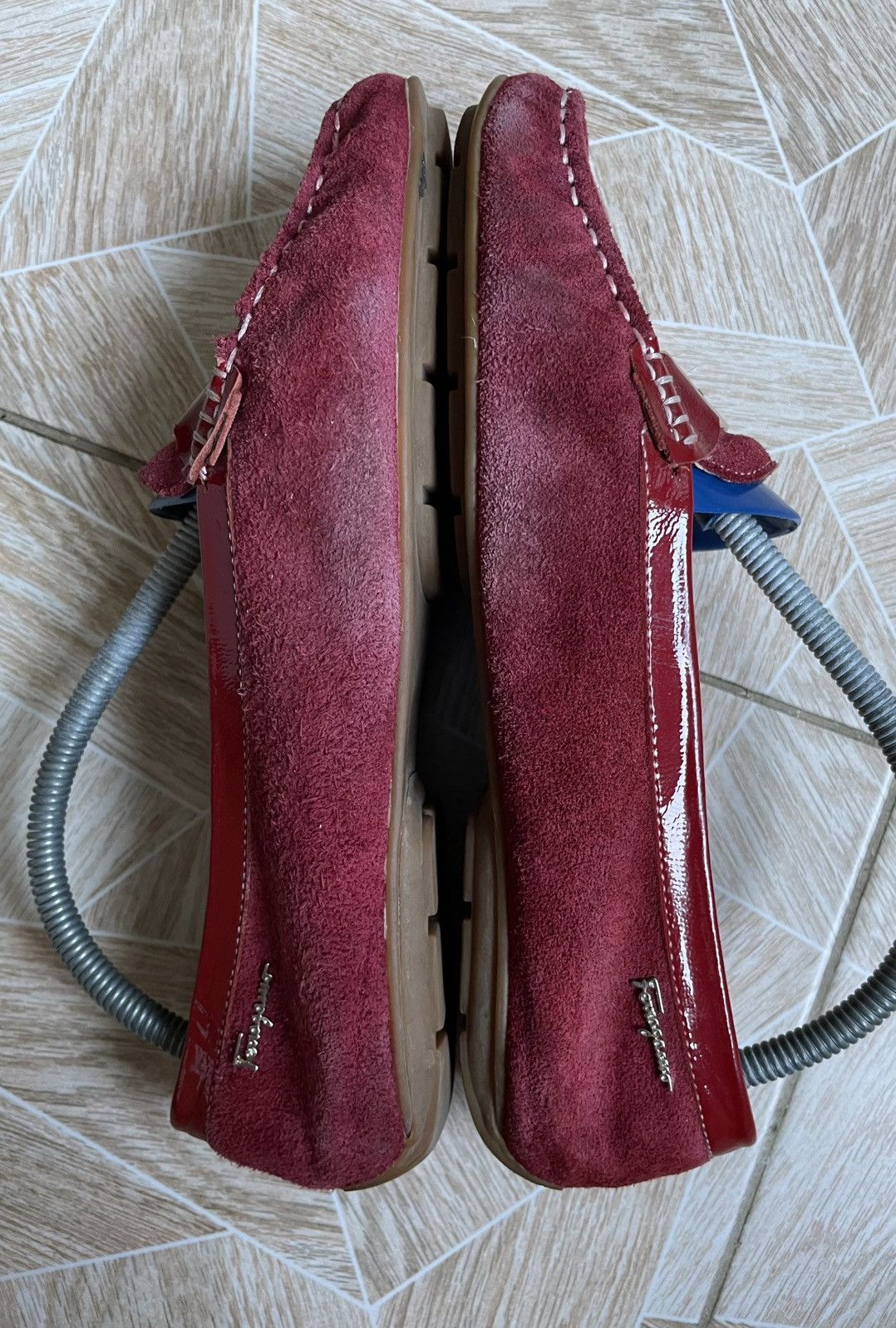 Salvatore Ferragamo Salvatore Ferragamo Parigi Suede Gancini Bit Driving Loafers Size US 8.5 / EU 41-42 - 5 Thumbnail