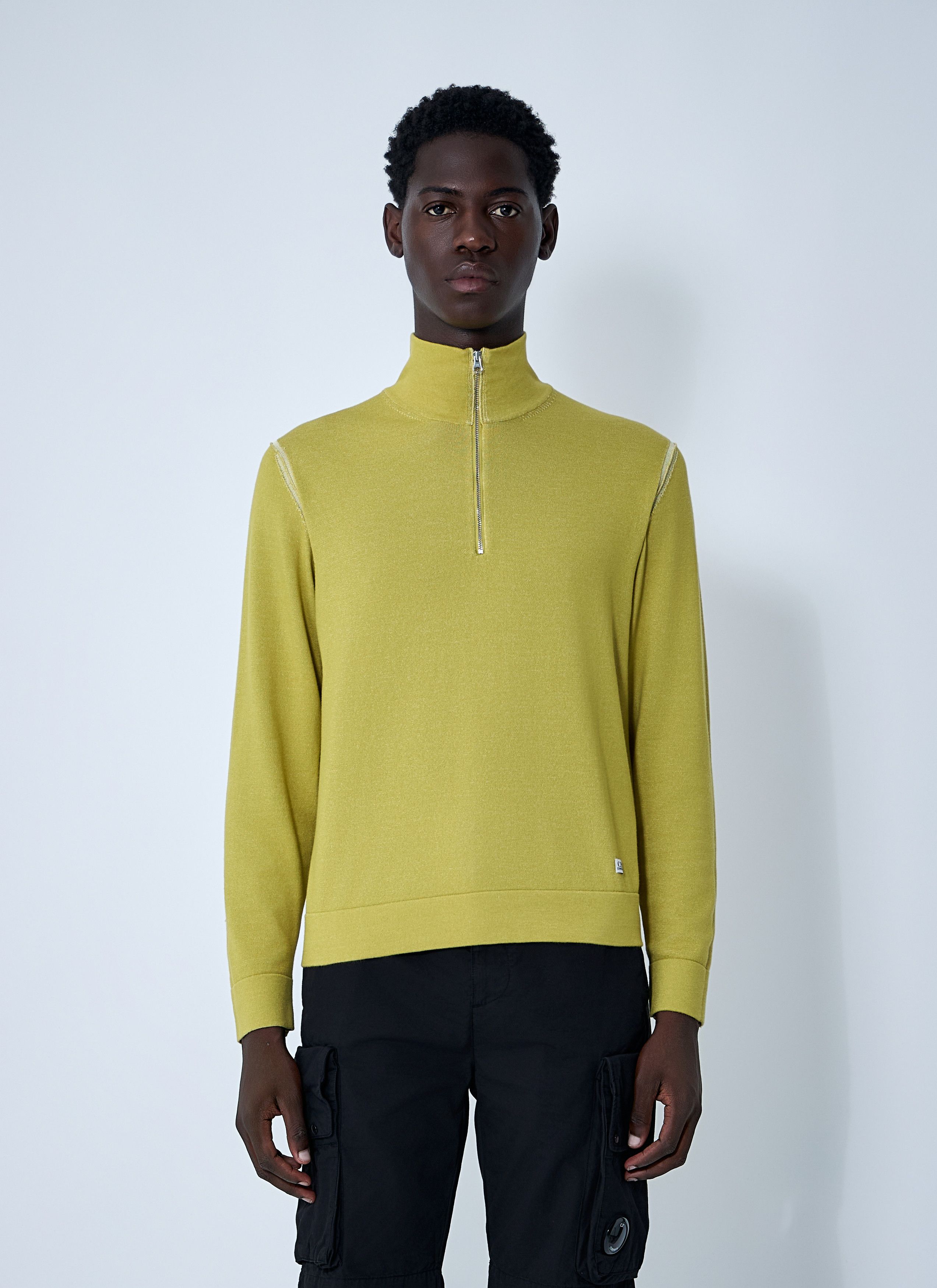 C.P. Company Half Zip-Up Sweater Size US M / EU 48-50 / 2 - 1 Thumbnail