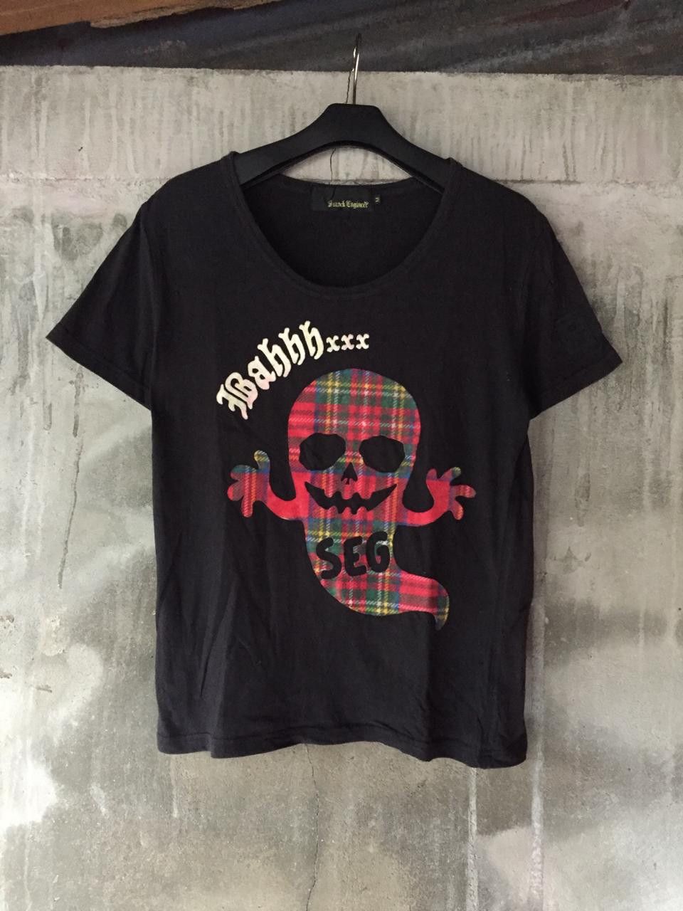 image of Hysteric Glamour x If Six Was Nine Smack Engineer Ghost Bahhh Tee in Black, Men's (Size Small)