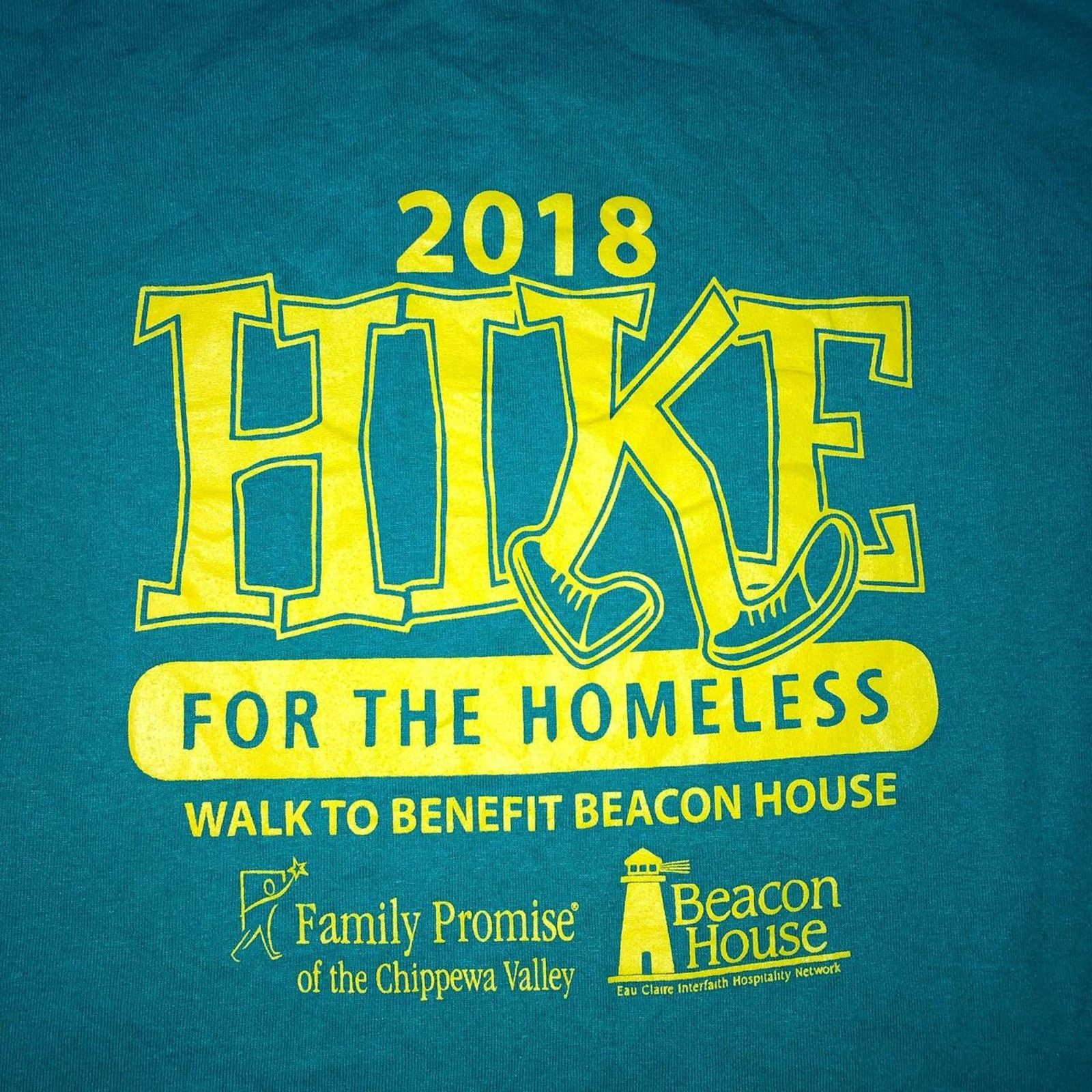 Gildan Teal 2018 Hike For The Homeless Graphic Tee Size US M / EU 48-50 / 2 - 4 Thumbnail