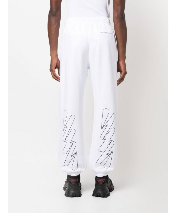 Off-White o1in1s0225 Q:1 / Wave Outl Diag Slim Sweatpants & Joggers Size US 36 / EU 52 - 4 Thumbnail