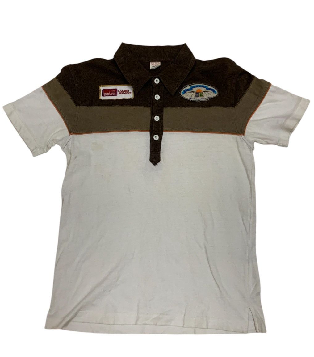 Japanese Brand Power To The People (Patch Polo Tee) Size US M / EU 48-50 / 2 - 1 Thumbnail